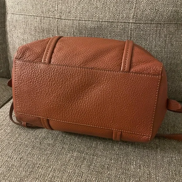 Vera Bradley "Mallory" leather satchel bag. - Picture 7 of 9